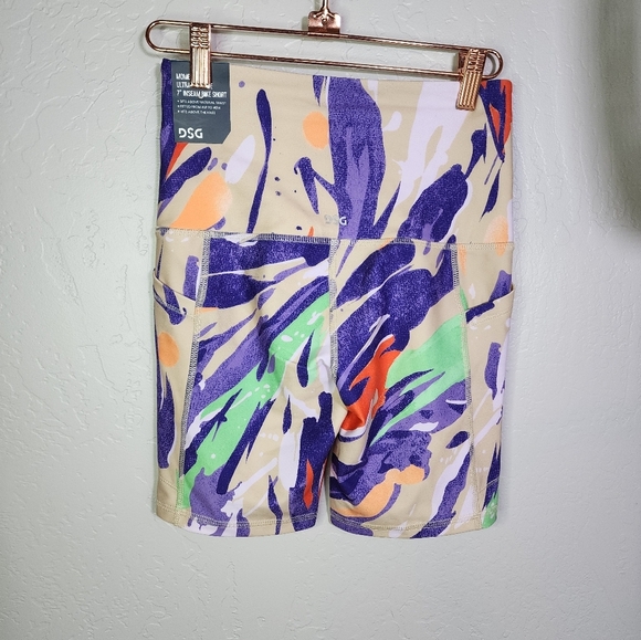 DSG Momentum Watercolor High Rise Biker Shorts Size XS - Picture 5 of 7